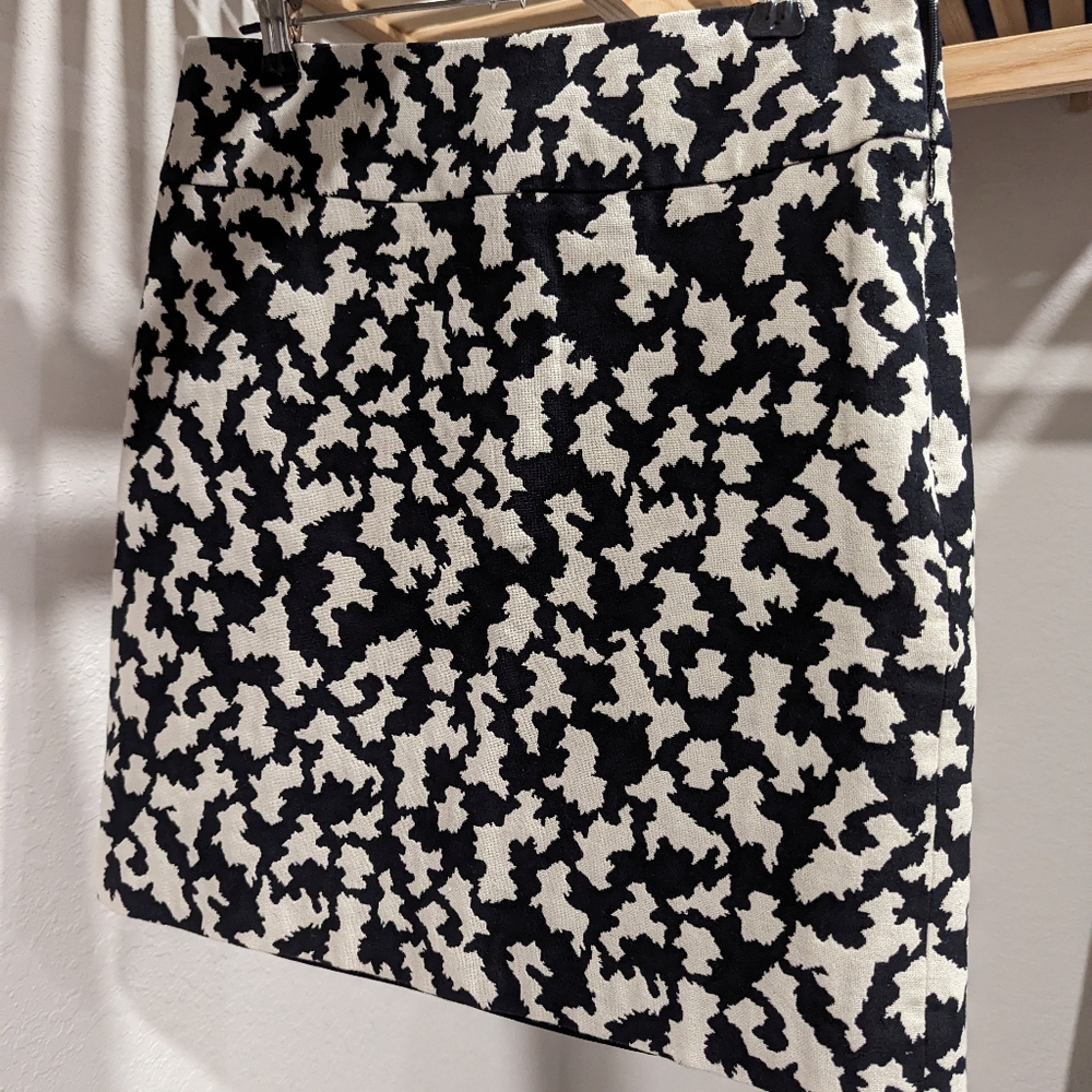 Black and white skirt